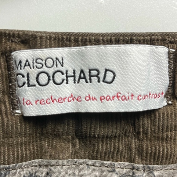NWT! “Mallard Cigarette” Maison Clochard Brown Chinos - Picture 7 of 9